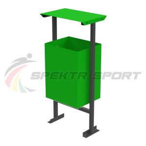 Купить Урна для мусора прямоугольная с навесом «Бабочка» в Звенигове 