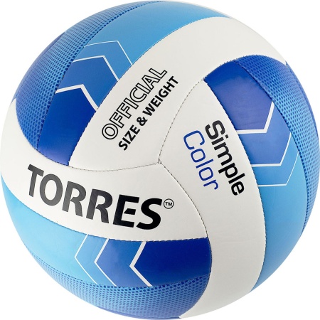 Купить Мяч волейбольный Torres Simple Color любительский р.5 в Звенигове 